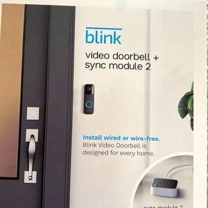 Blink wired or wire free doorbell